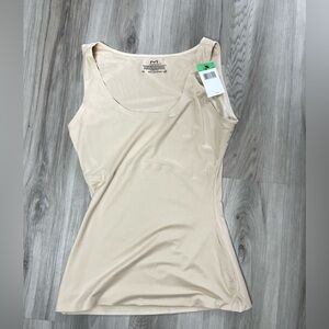 NWT Maidenform Shapewear Tank Top Nude Beige Size Large
